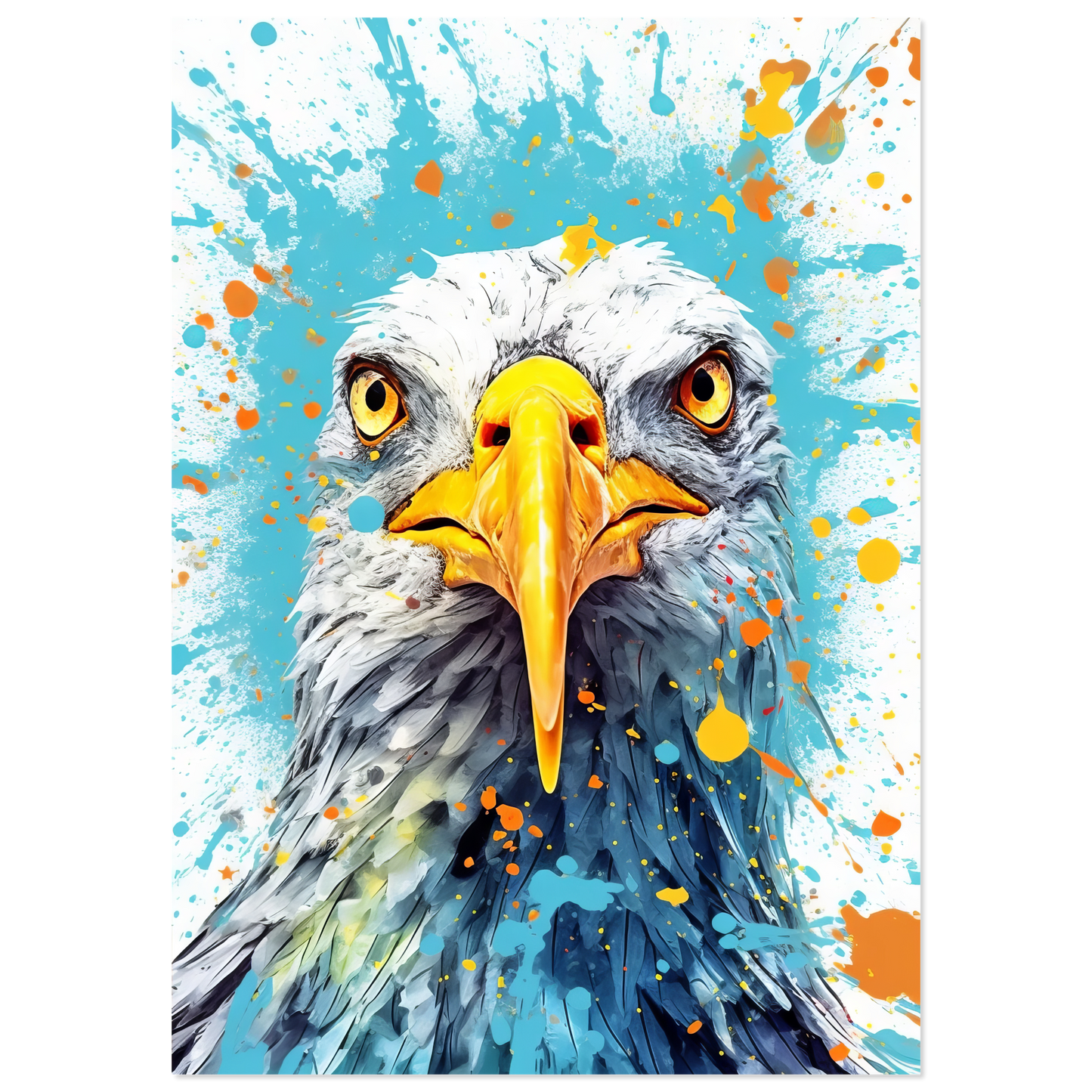 Vogel Möwe Pop-Art (BIRD14)
