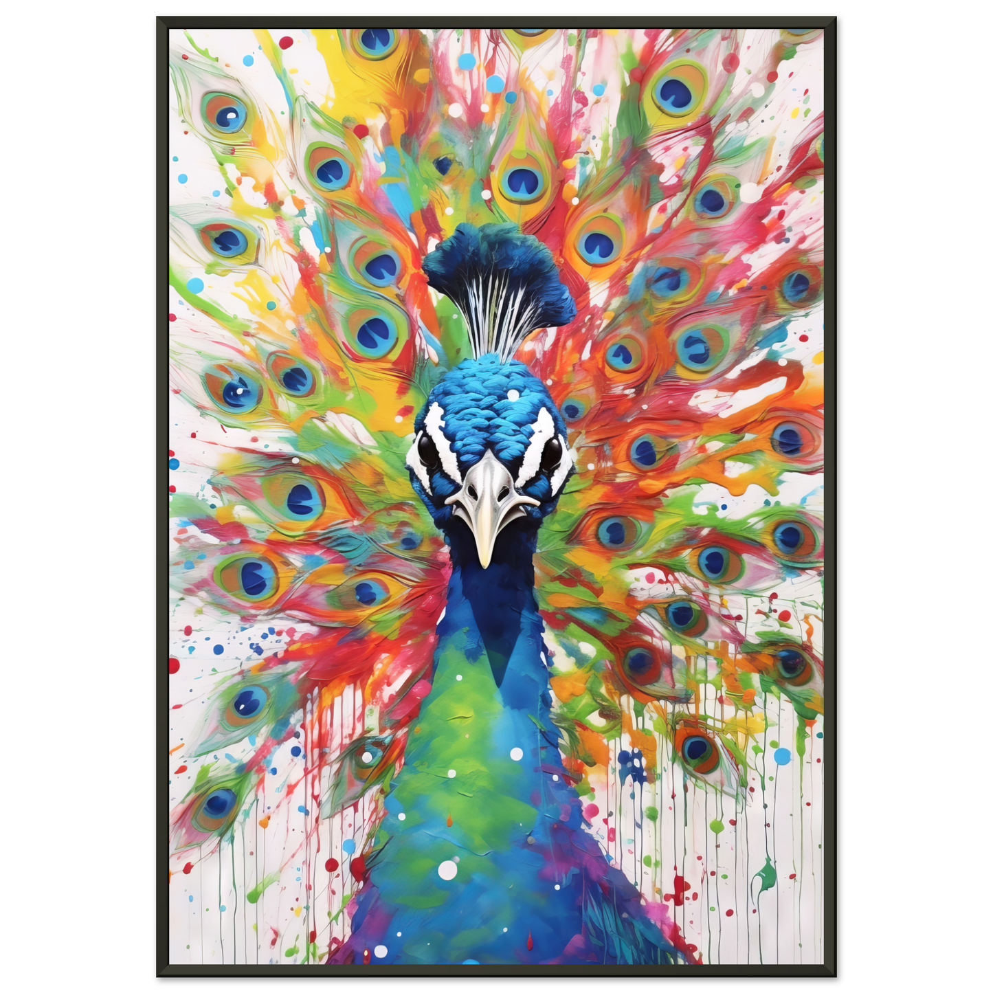 Vogel Pfau Pop-Art (BIRD21)