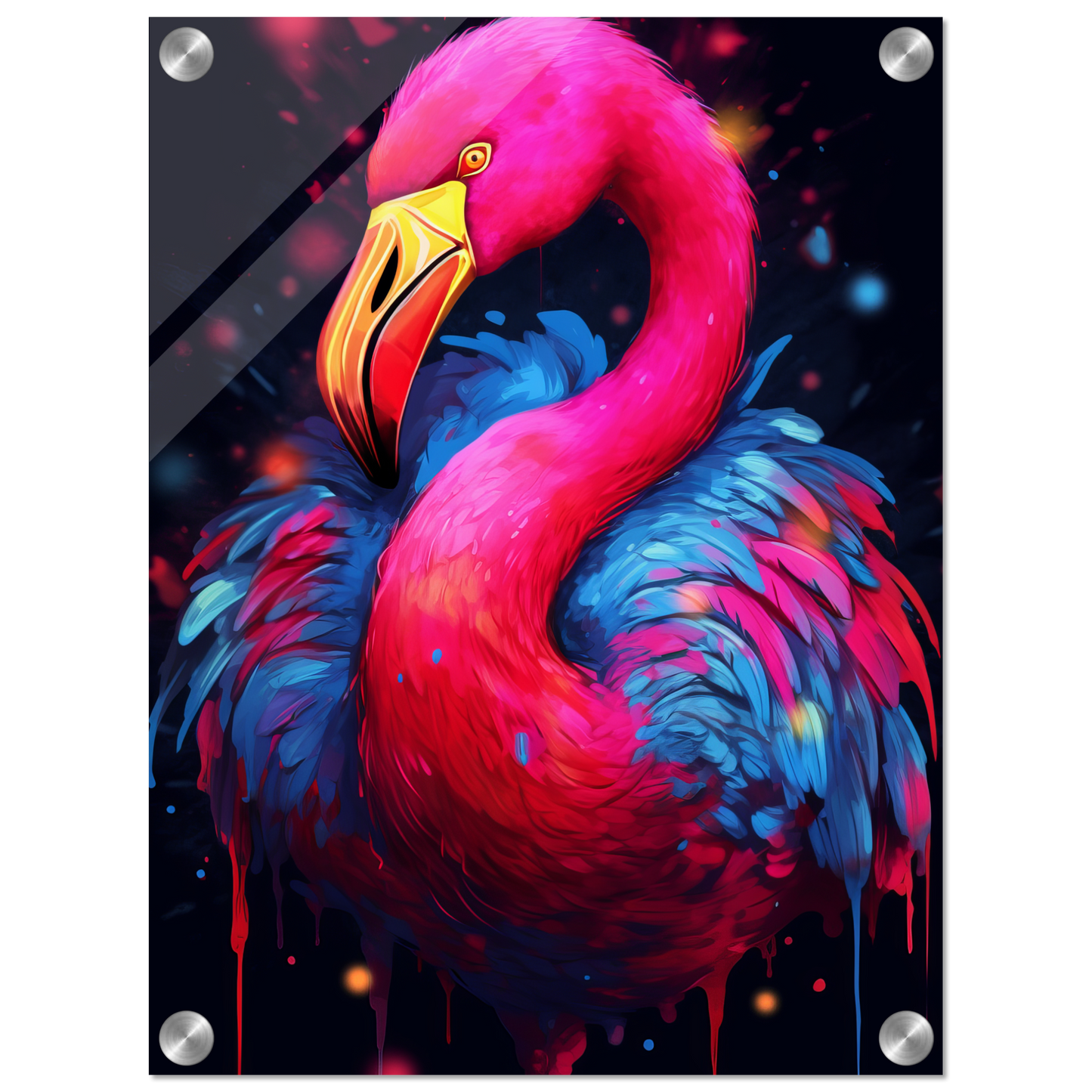 Flamingo Pop-Art (BIRD33)