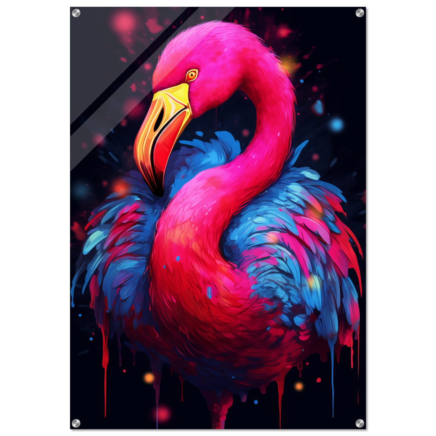 Flamingo Pop-Art (BIRD33)