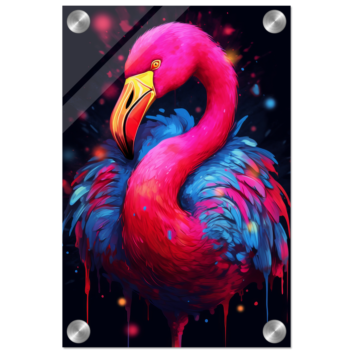 Flamingo Pop-Art (BIRD33)