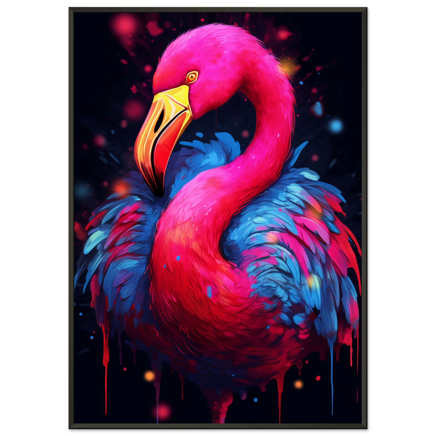 Flamingo Pop-Art (BIRD33)