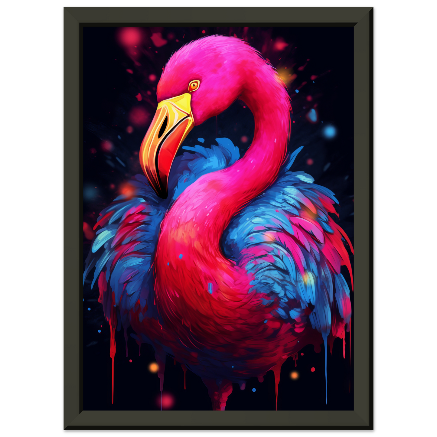 Flamingo Pop-Art (BIRD33)