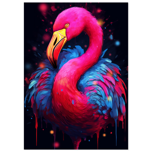 Flamingo Pop-Art (BIRD33)