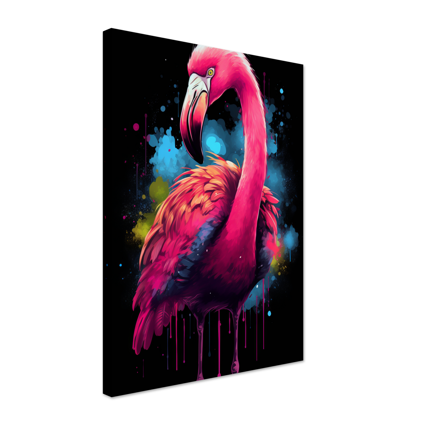 Flamingo pop art (BIRD34)