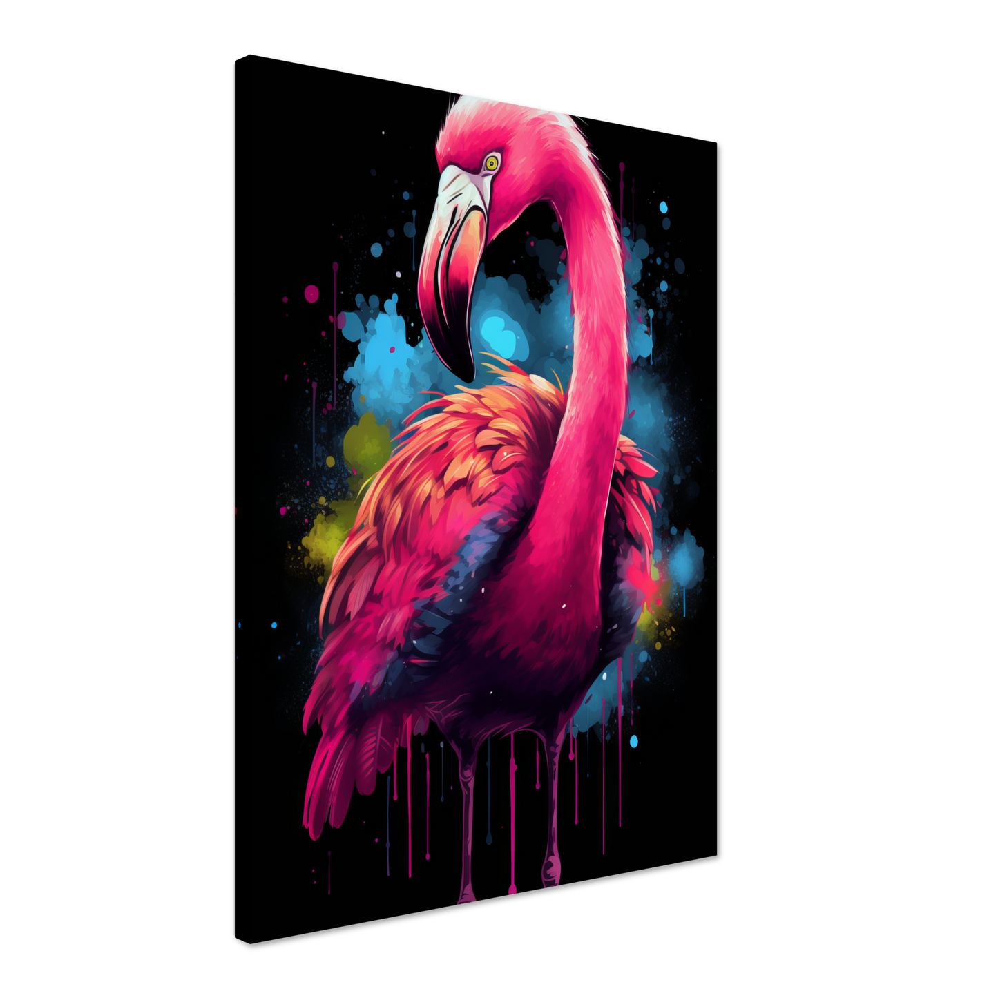 Flamingo pop art (BIRD34)