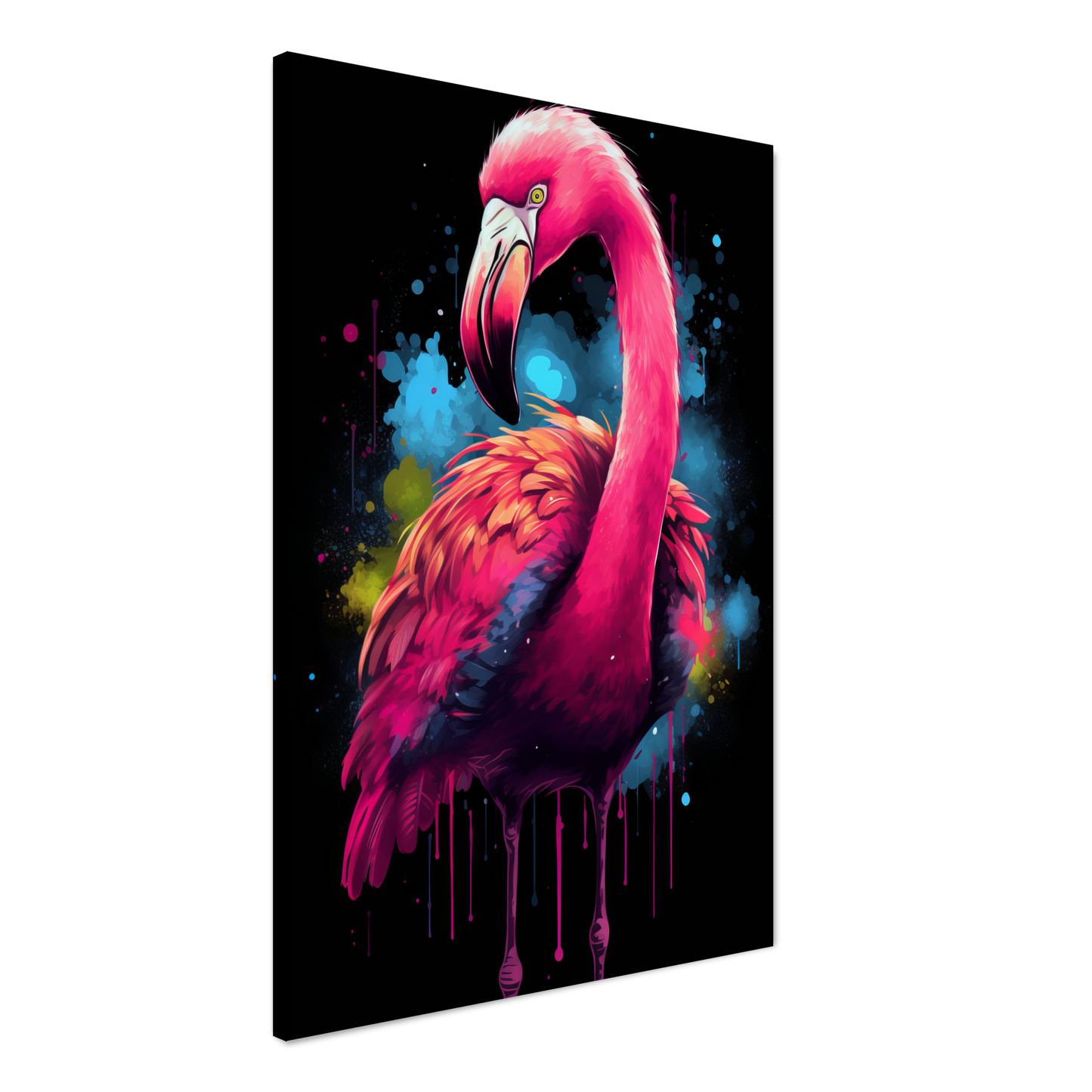 Flamingo pop art (BIRD34)