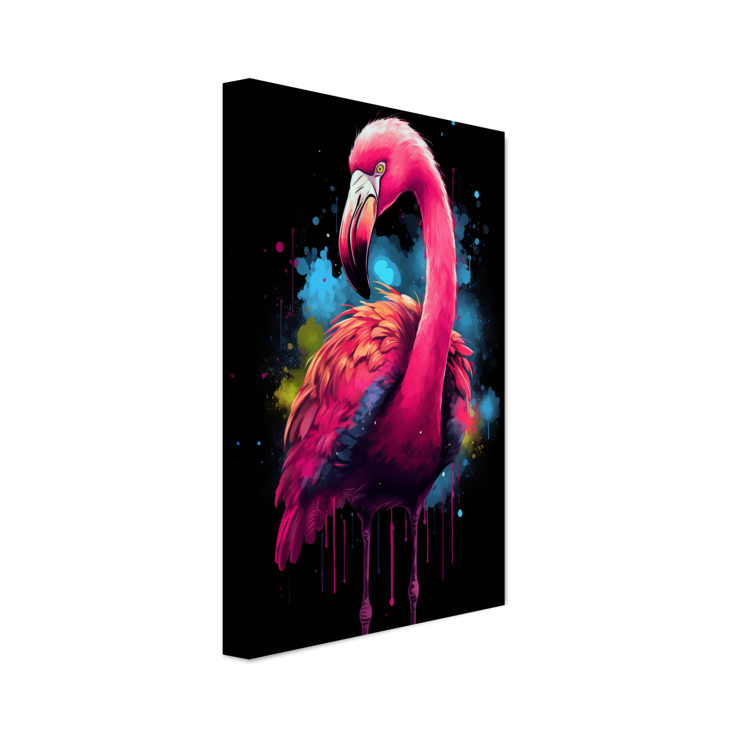 Flamingo pop art (BIRD34)