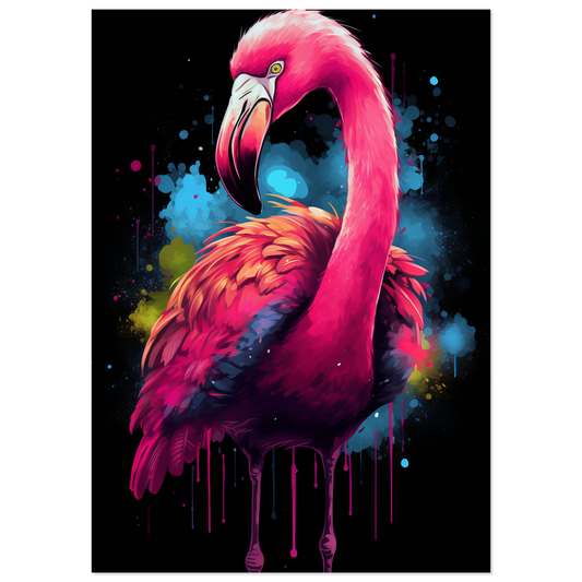 Flamingo Pop-Art (BIRD34)