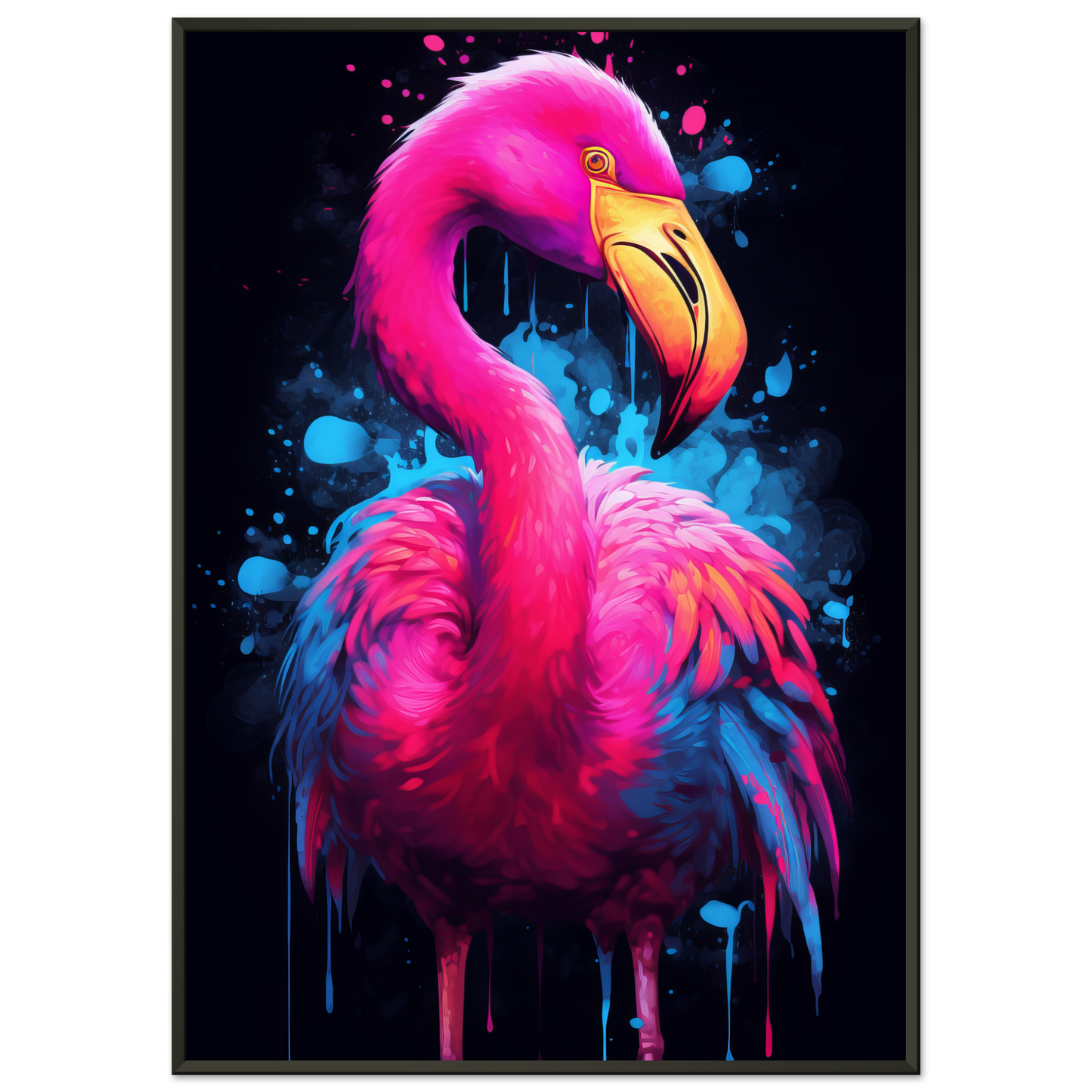 Flamingo pop art (BIRD35)