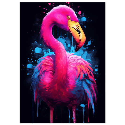 Flamingo Pop-Art (BIRD35)