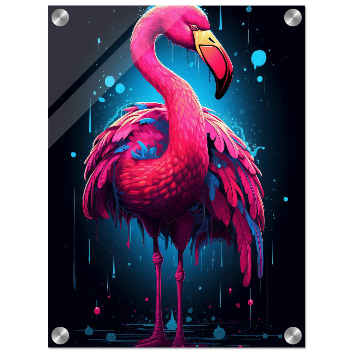 Flamingo Pop-Art (BIRD36)