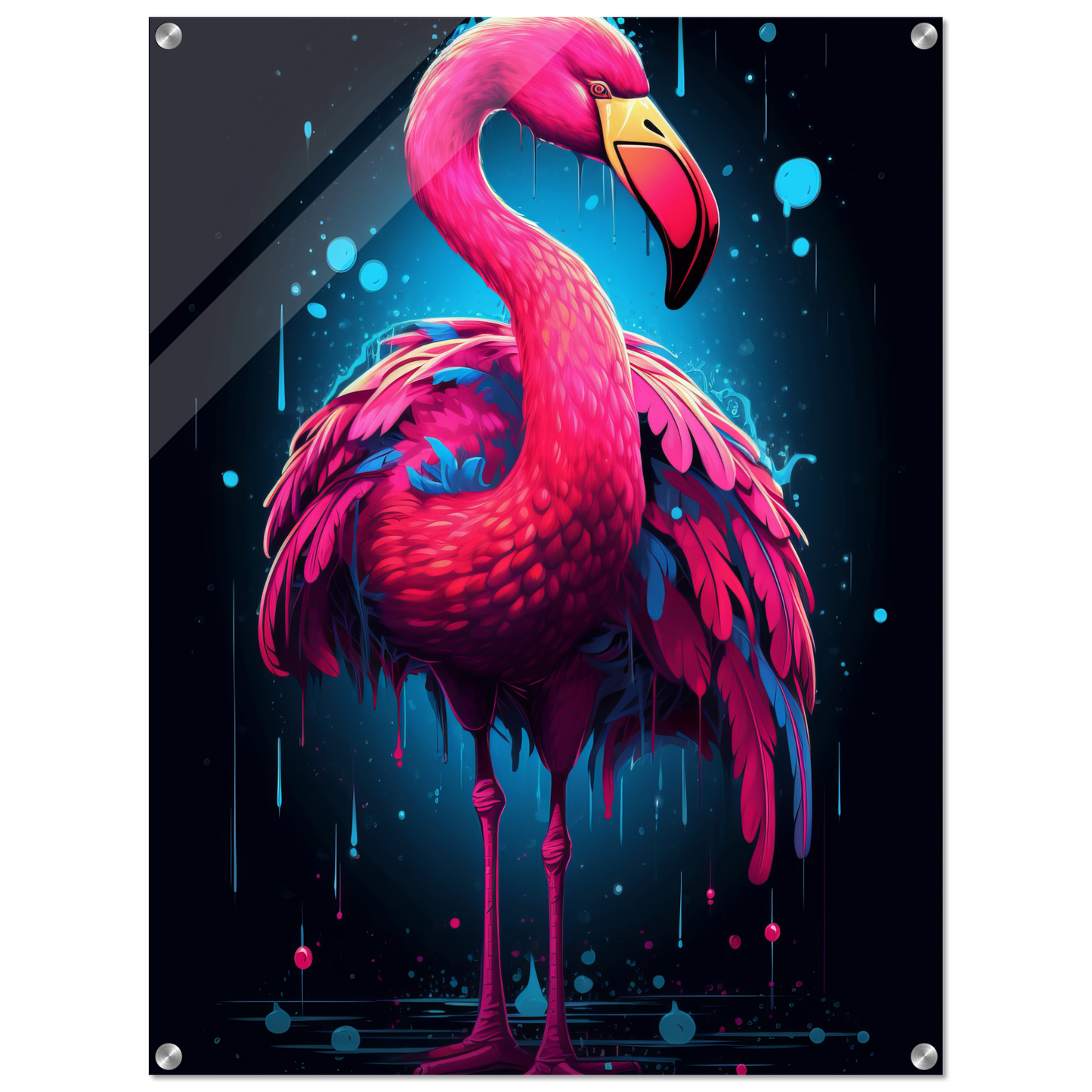 Flamingo Pop-Art (BIRD36)