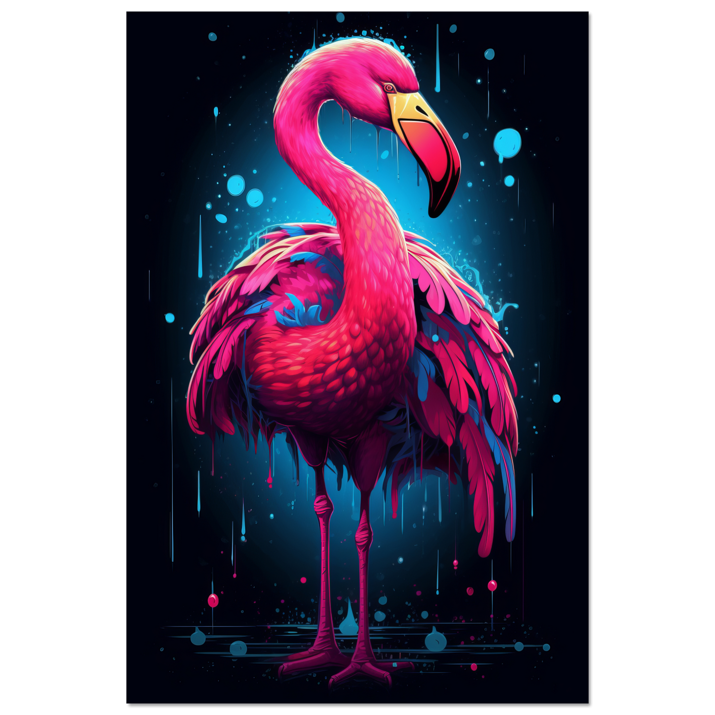 Flamingo Pop-Art (BIRD36)