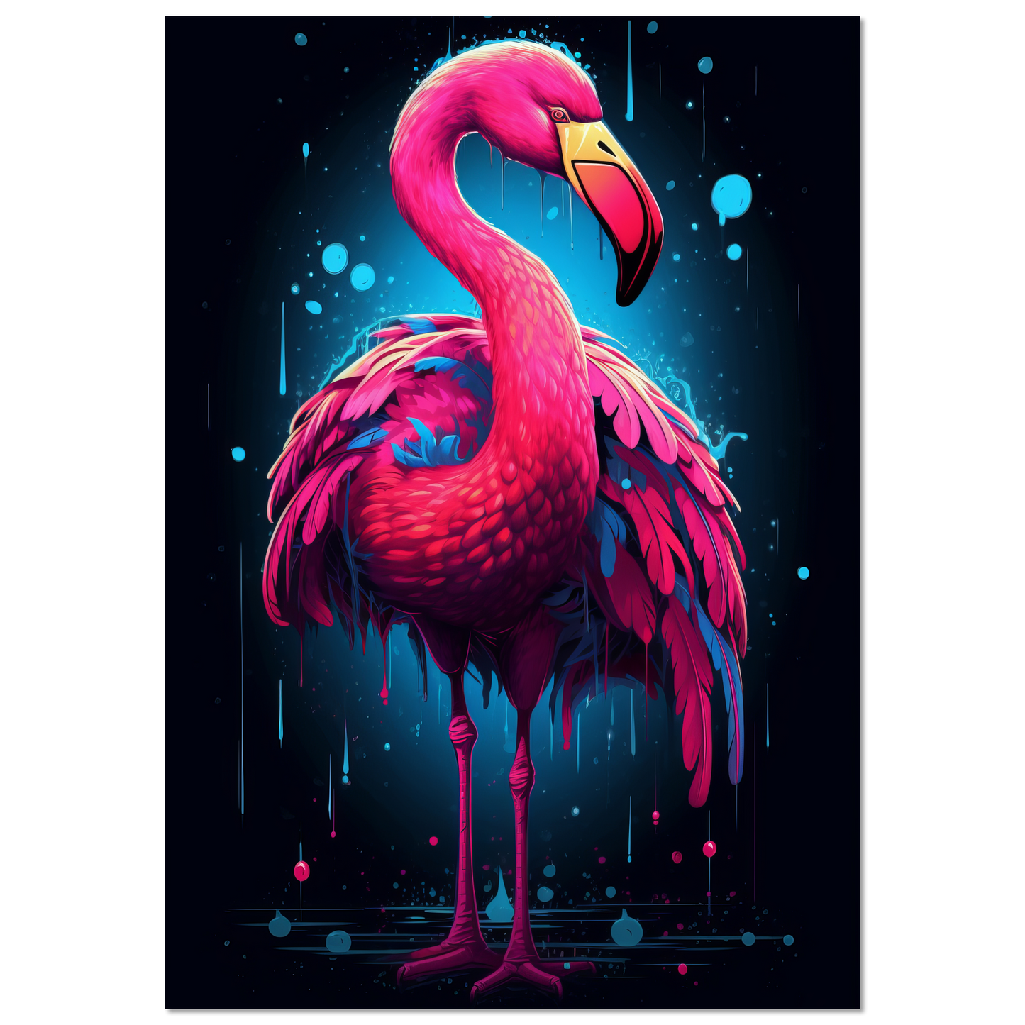 Flamingo Pop-Art (BIRD36)