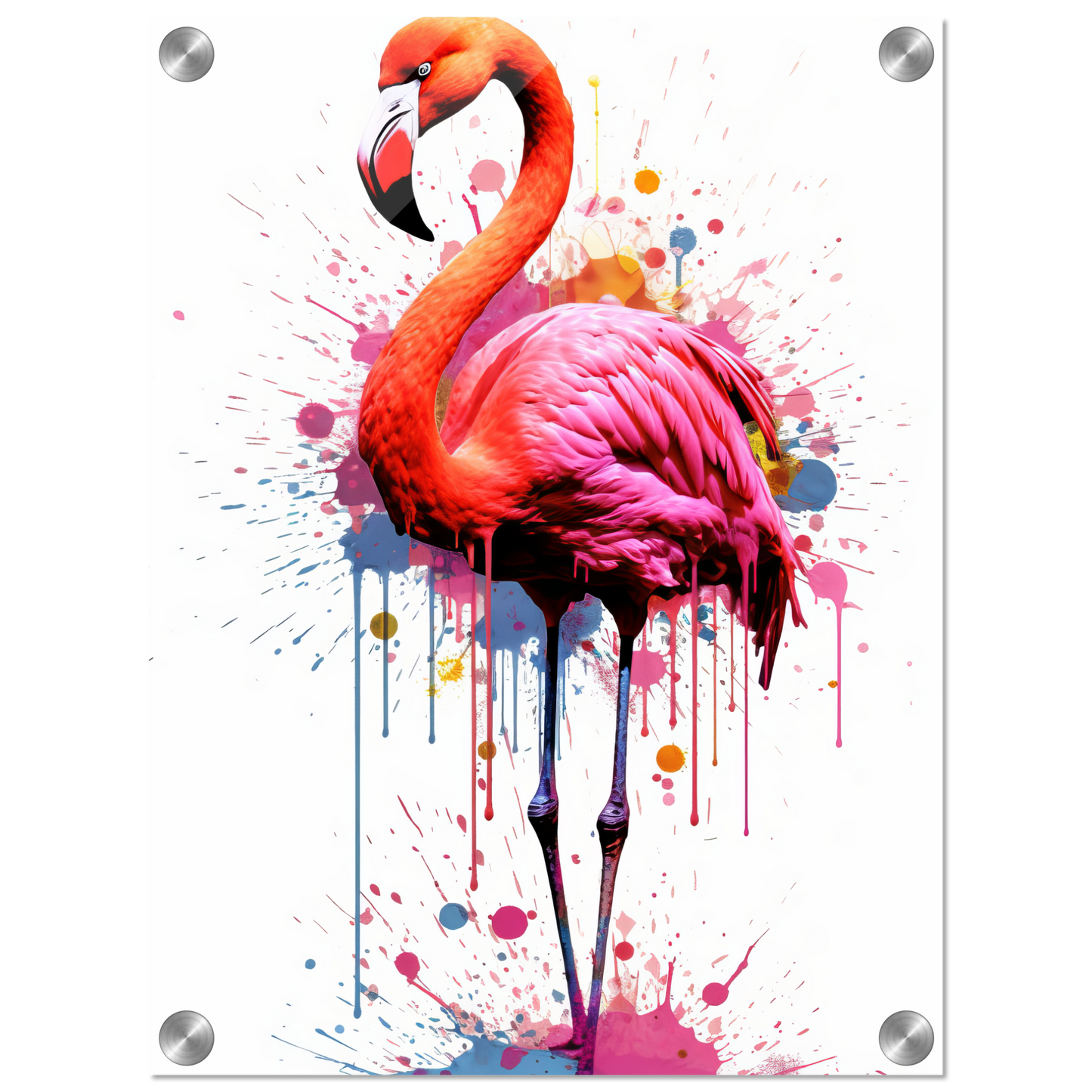 Flamingo Pop-Art (BIRD37)