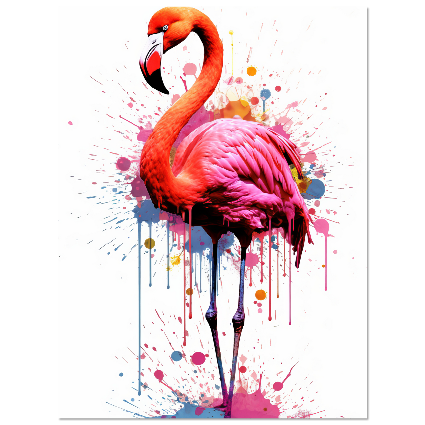 Flamingo Pop-Art (BIRD37)