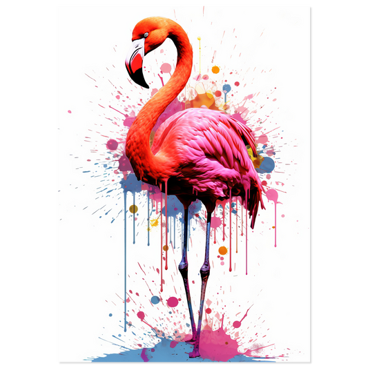 Flamingo Pop-Art (BIRD37)