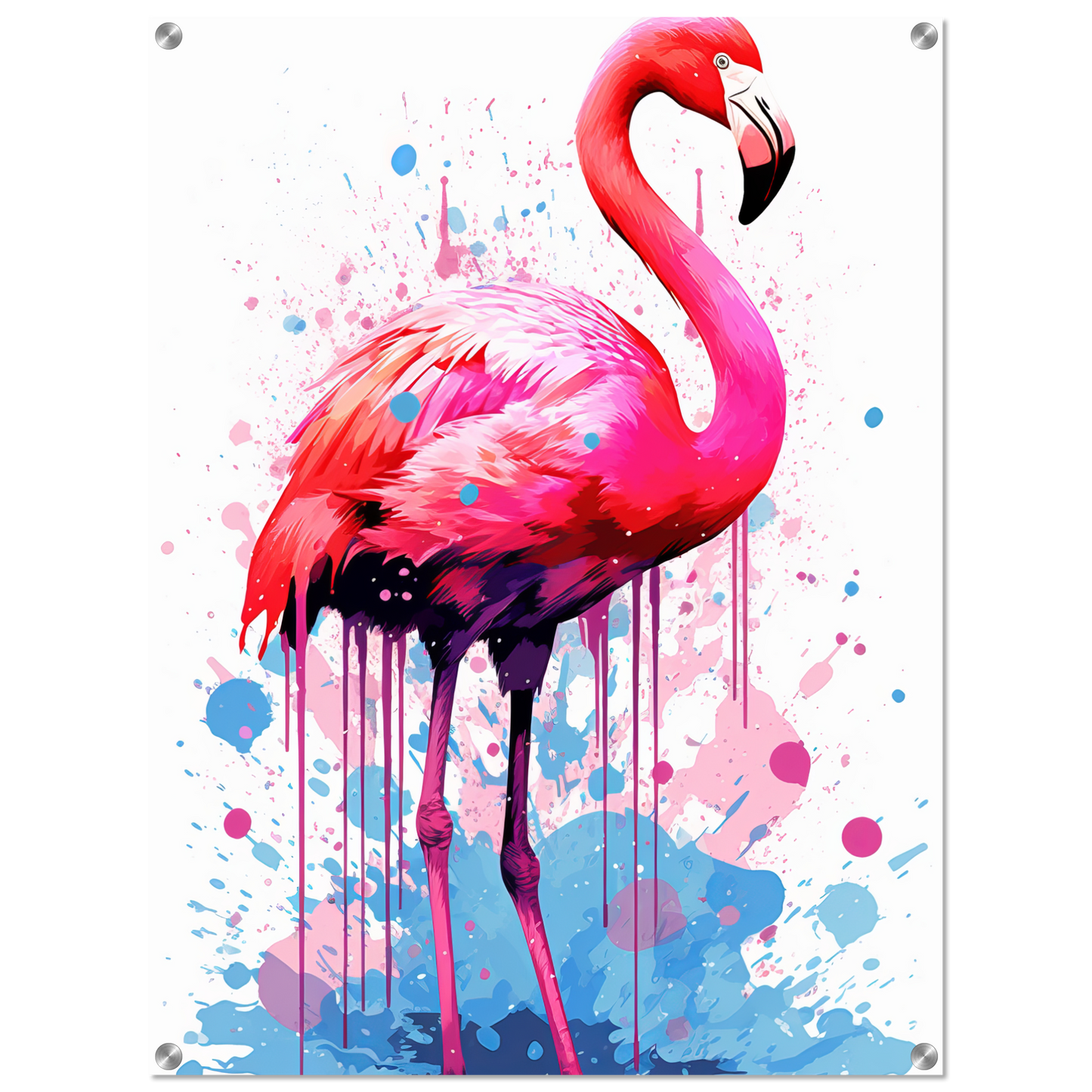 Flamingo Pop-Art (BIRD38)