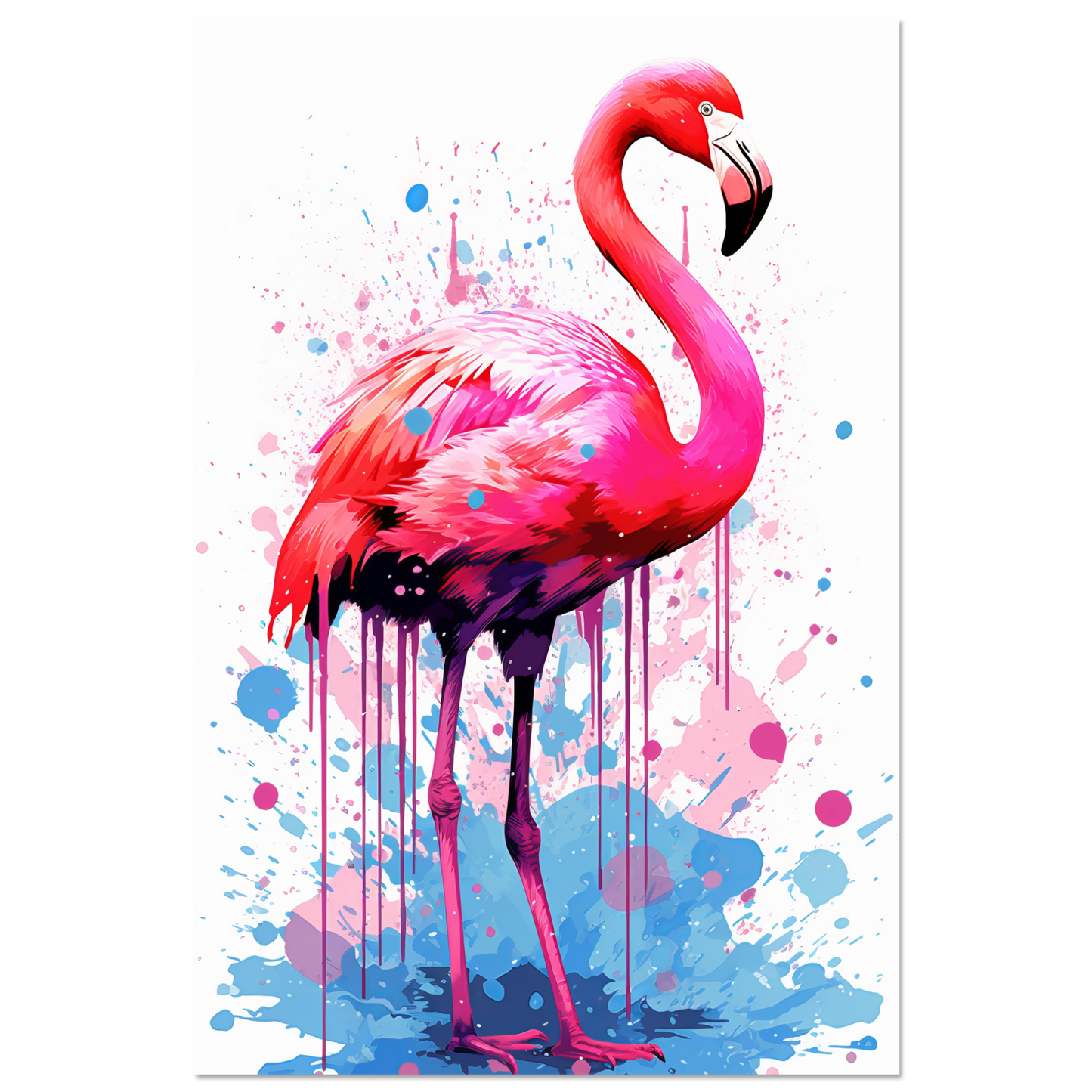 Flamingo Pop-Art (BIRD38)