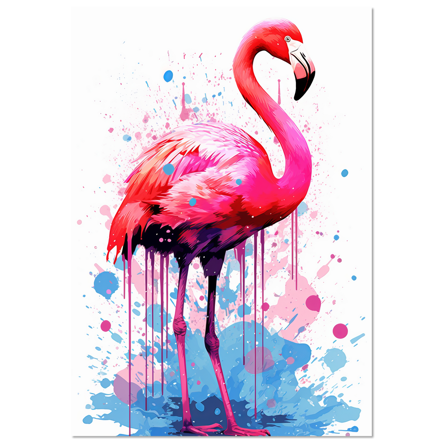 Flamingo Pop-Art (BIRD38)