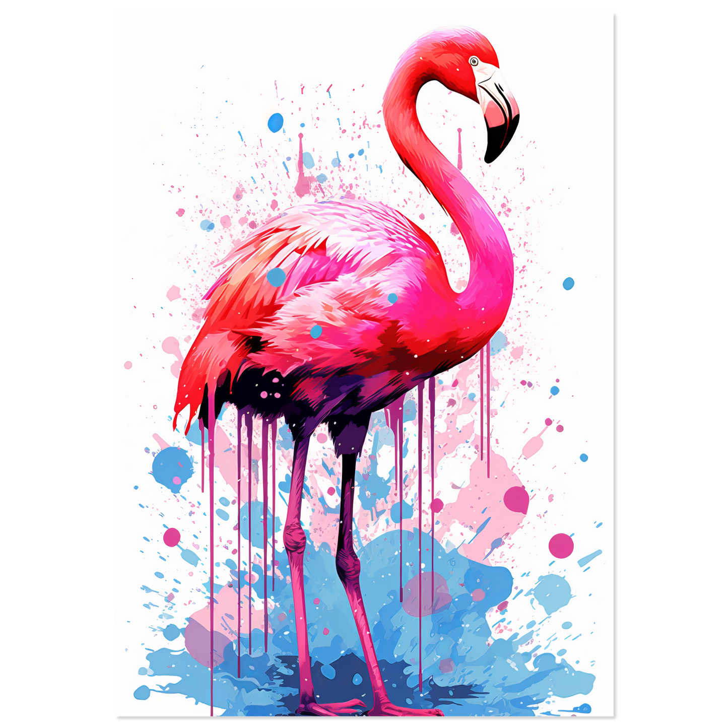 Flamingo Pop-Art (BIRD38)