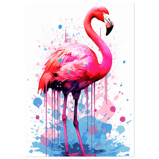 Flamingo Pop-Art (BIRD38)