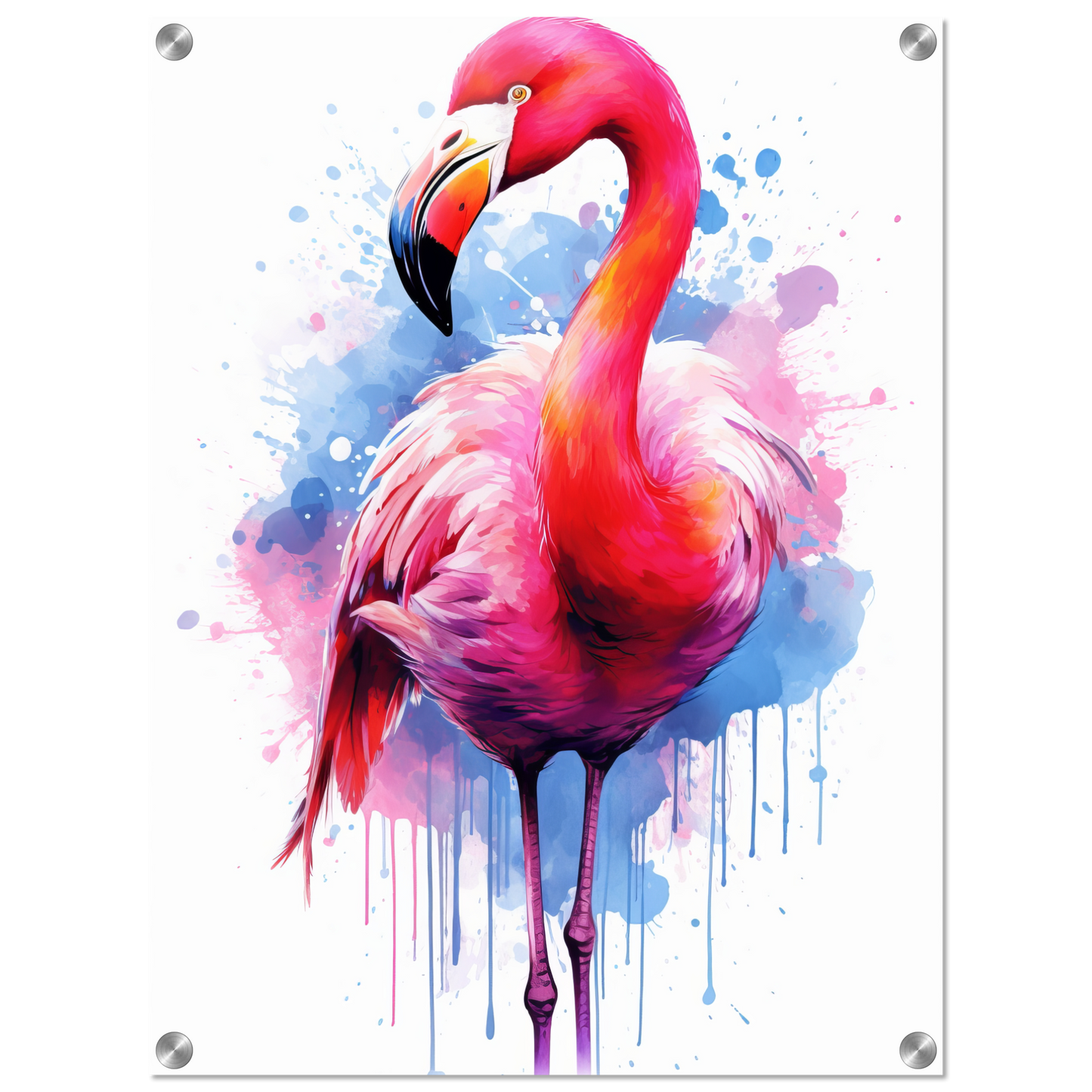 Flamingo Pop-Art (BIRD39)