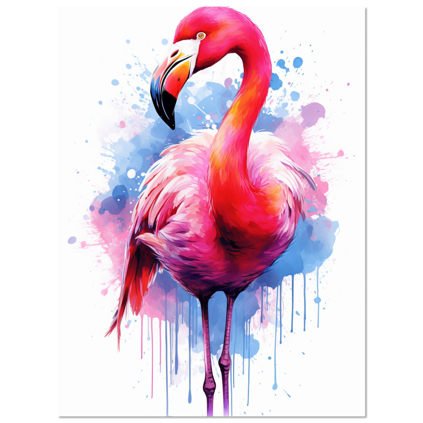 Flamingo Pop-Art (BIRD39)