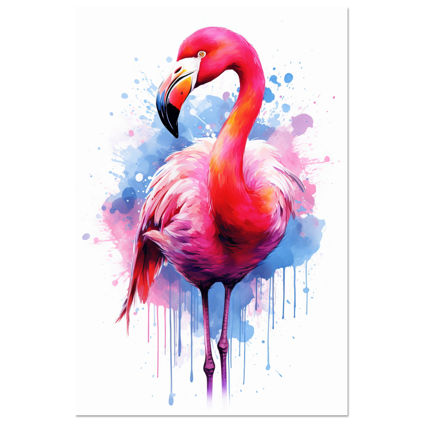 Flamingo Pop-Art (BIRD39)