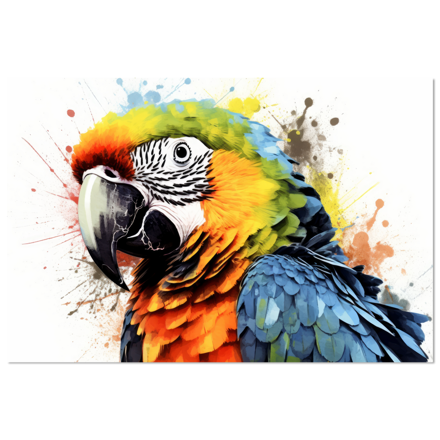 Papagei Pop-Art (BIRD42)