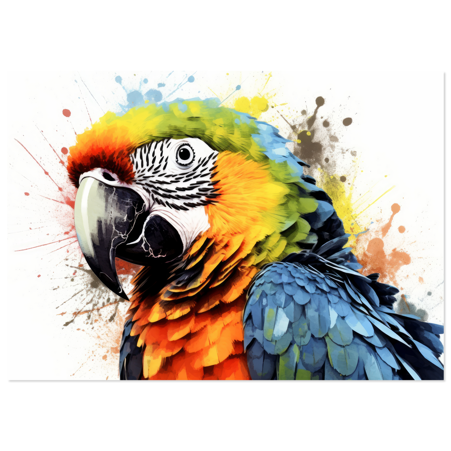 Papagei Pop-Art (BIRD42)