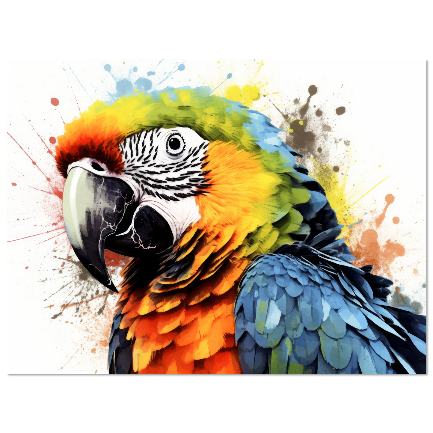 Papagei Pop-Art (BIRD42)