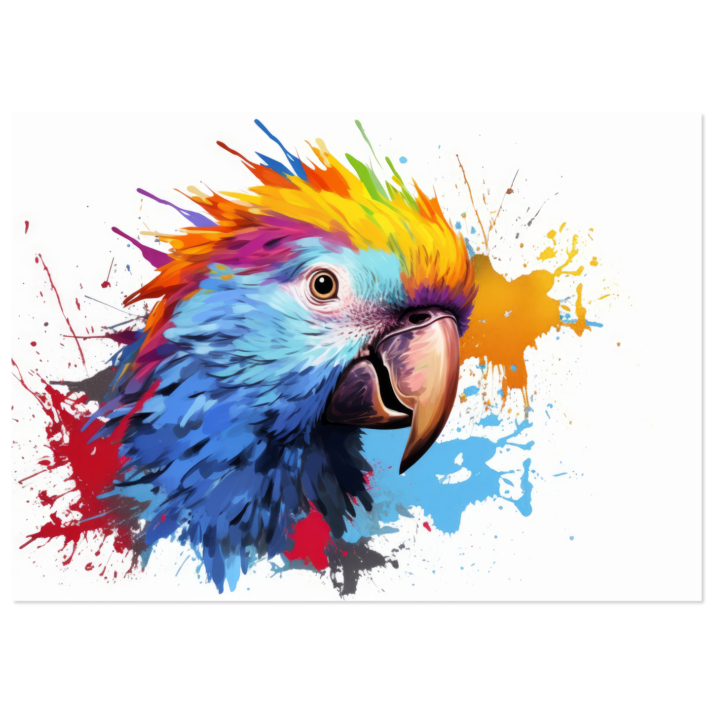 Papagei Pop-Art (BIRD43)