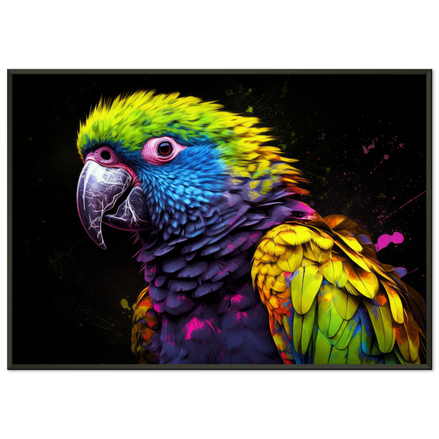 Papagei Pop-Art (BIRD46)