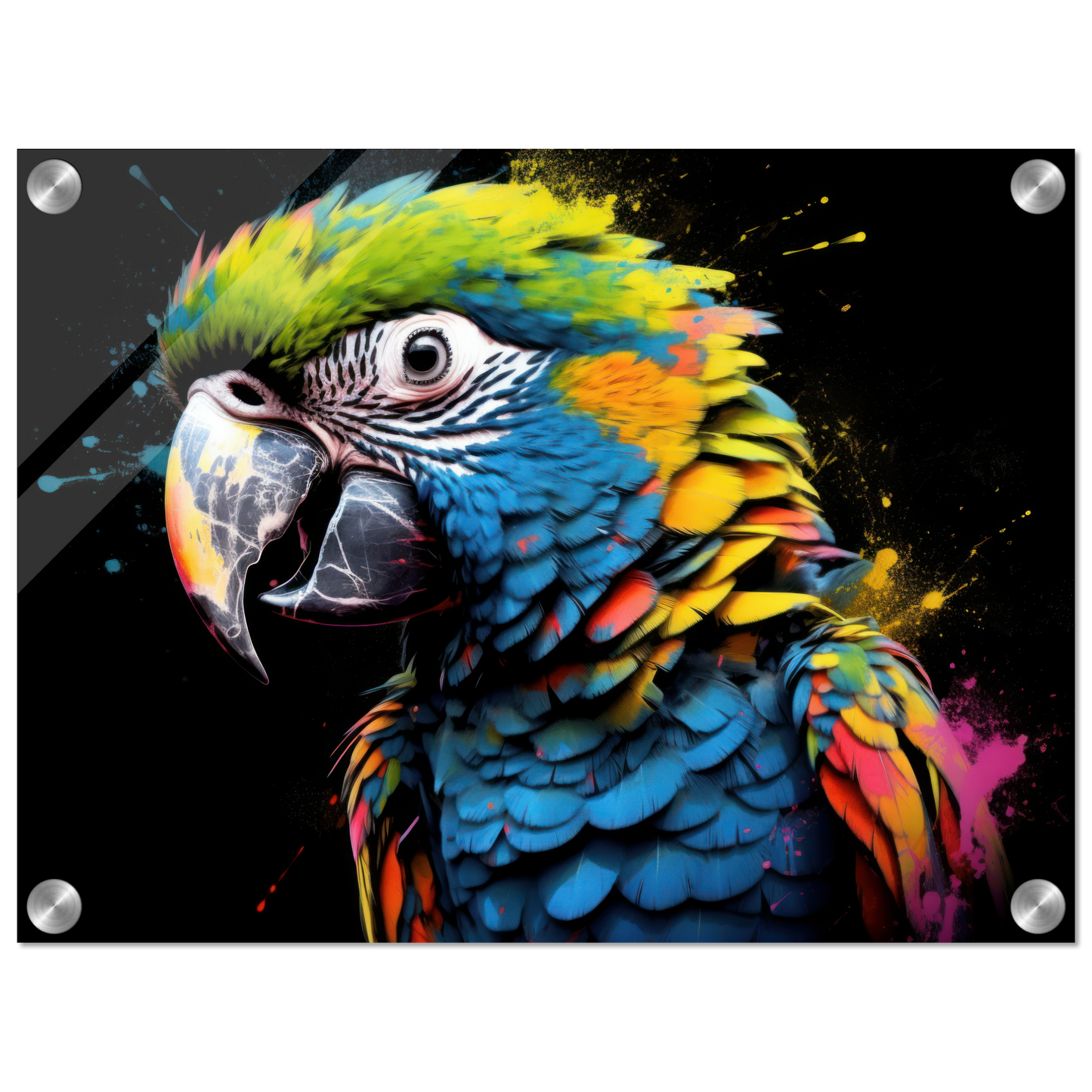 Papagei Pop-Art (BIRD48)