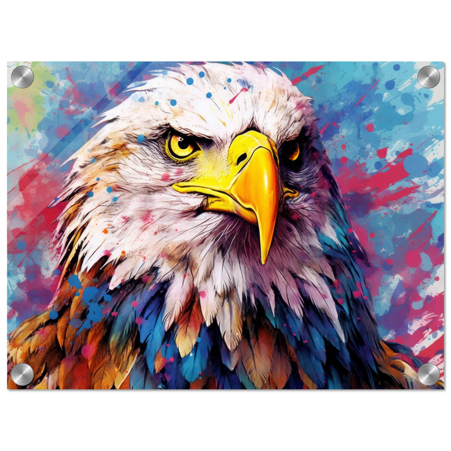 Weißkopf Seeadler Pop-Art (BIRD53)