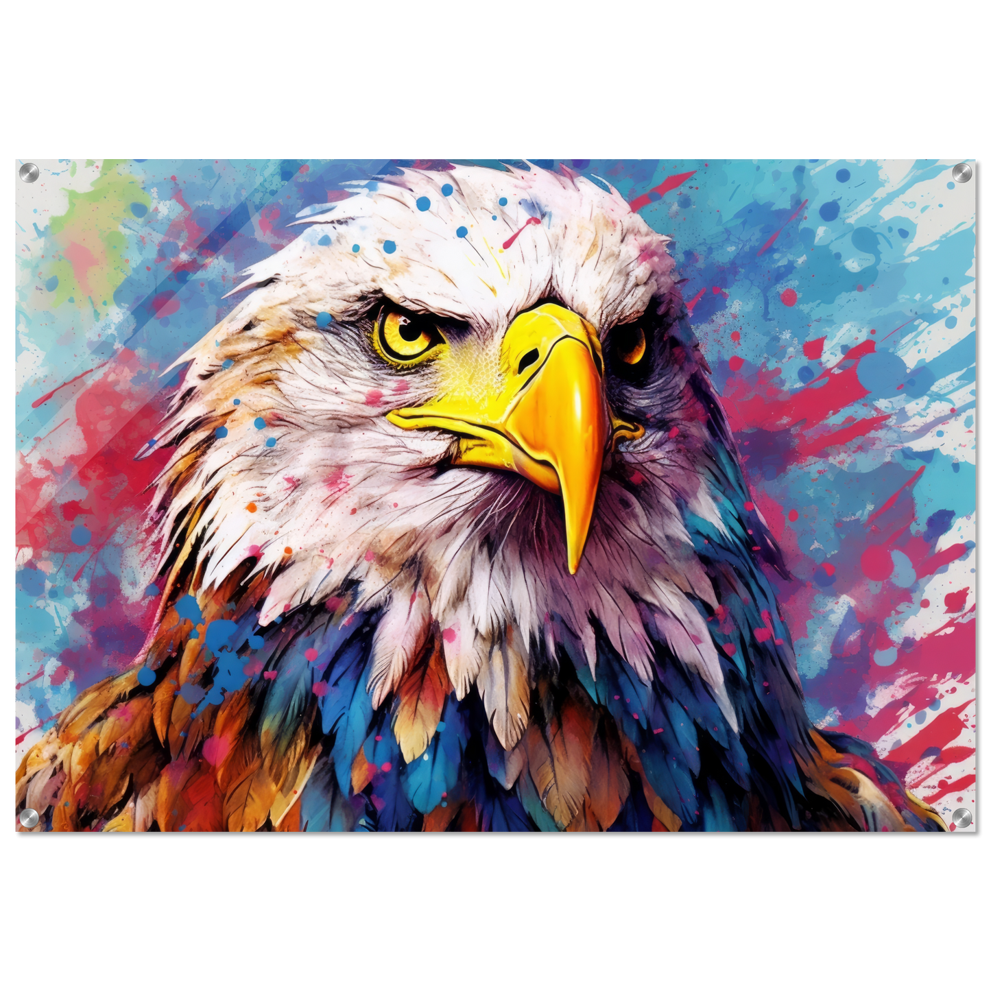 Weißkopf Seeadler Pop-Art (BIRD53)
