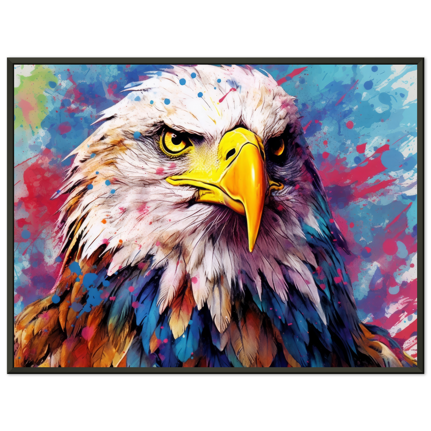 Weißkopf Seeadler Pop-Art (BIRD53)