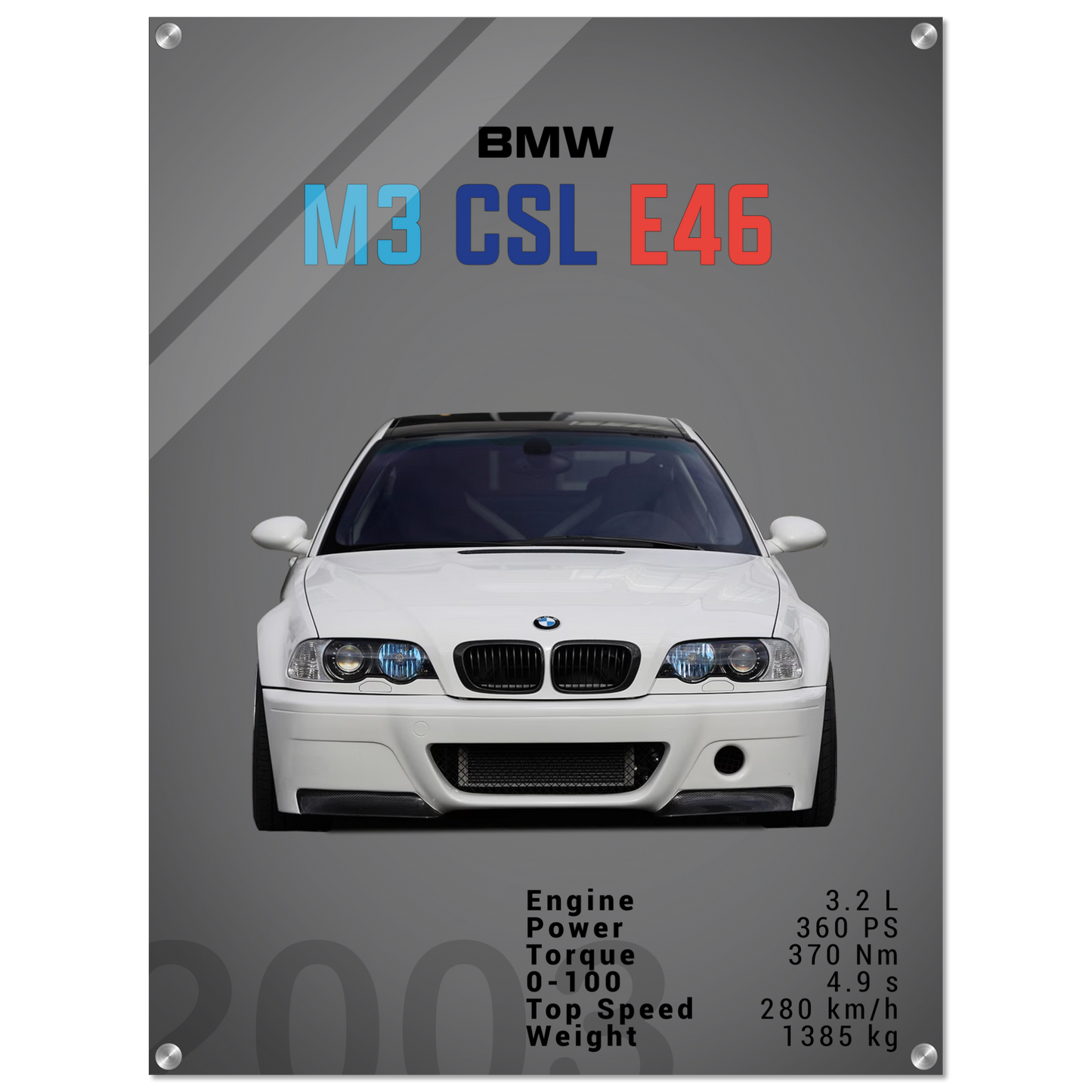 BMW E46 M3 CSL (BMW01D)