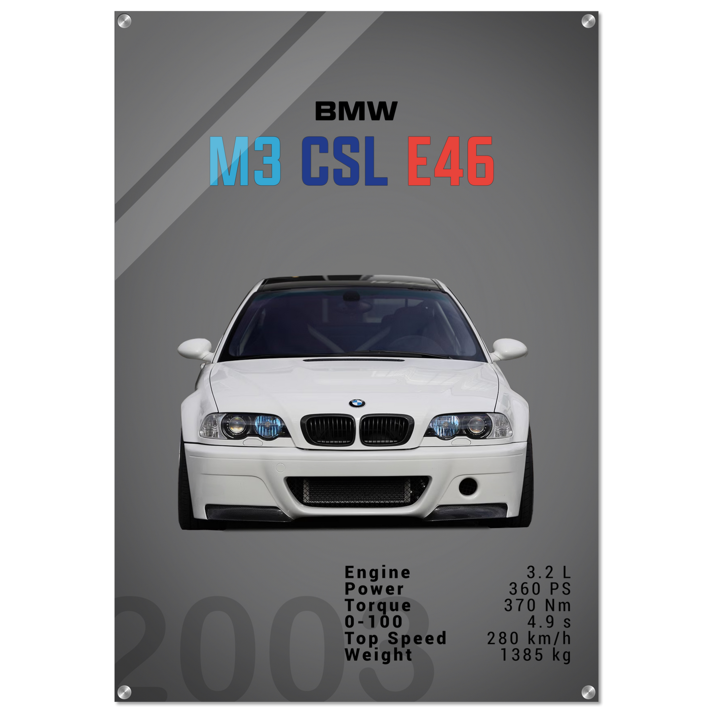 BMW E46 M3 CSL (BMW01D)