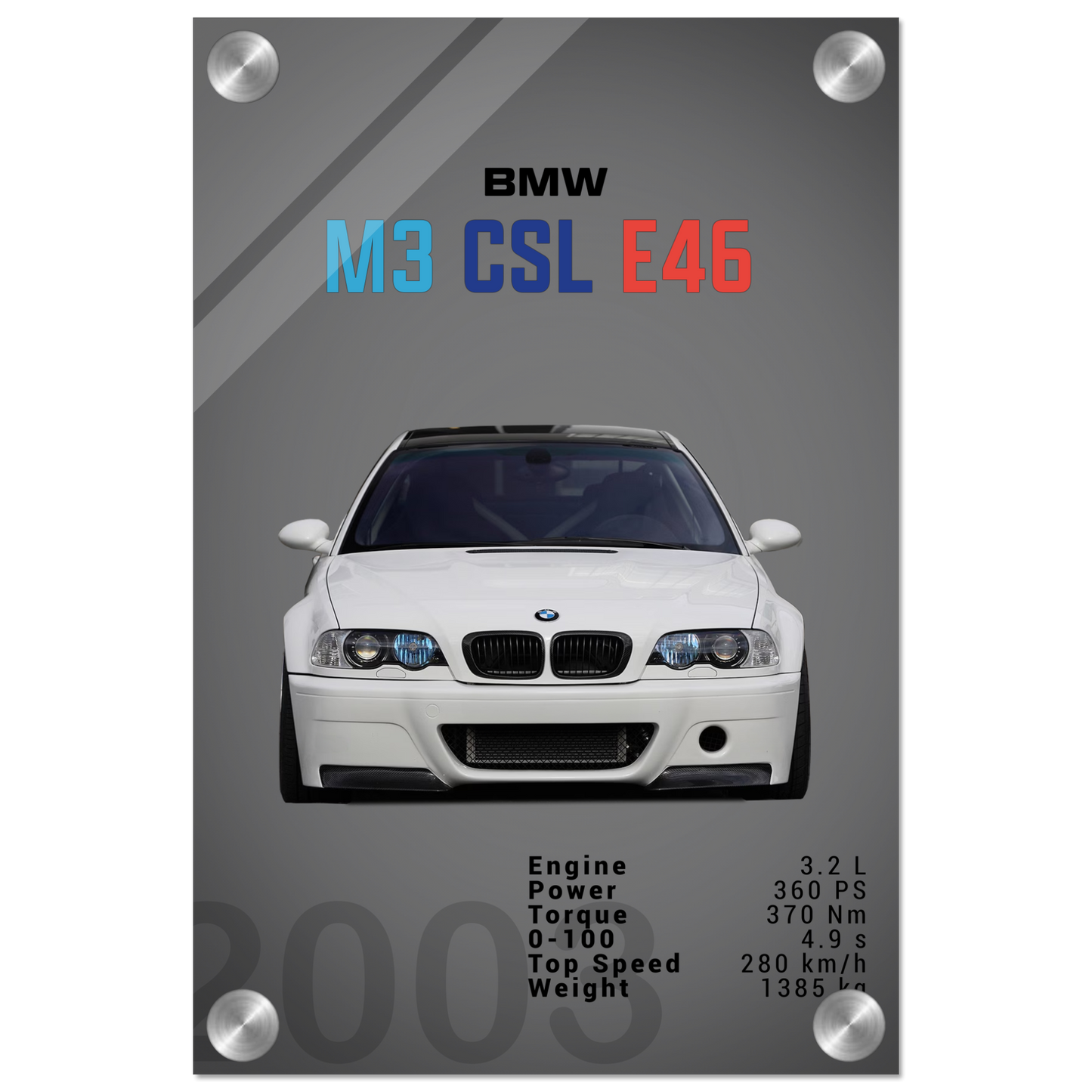BMW E46 M3 CSL (BMW01D)