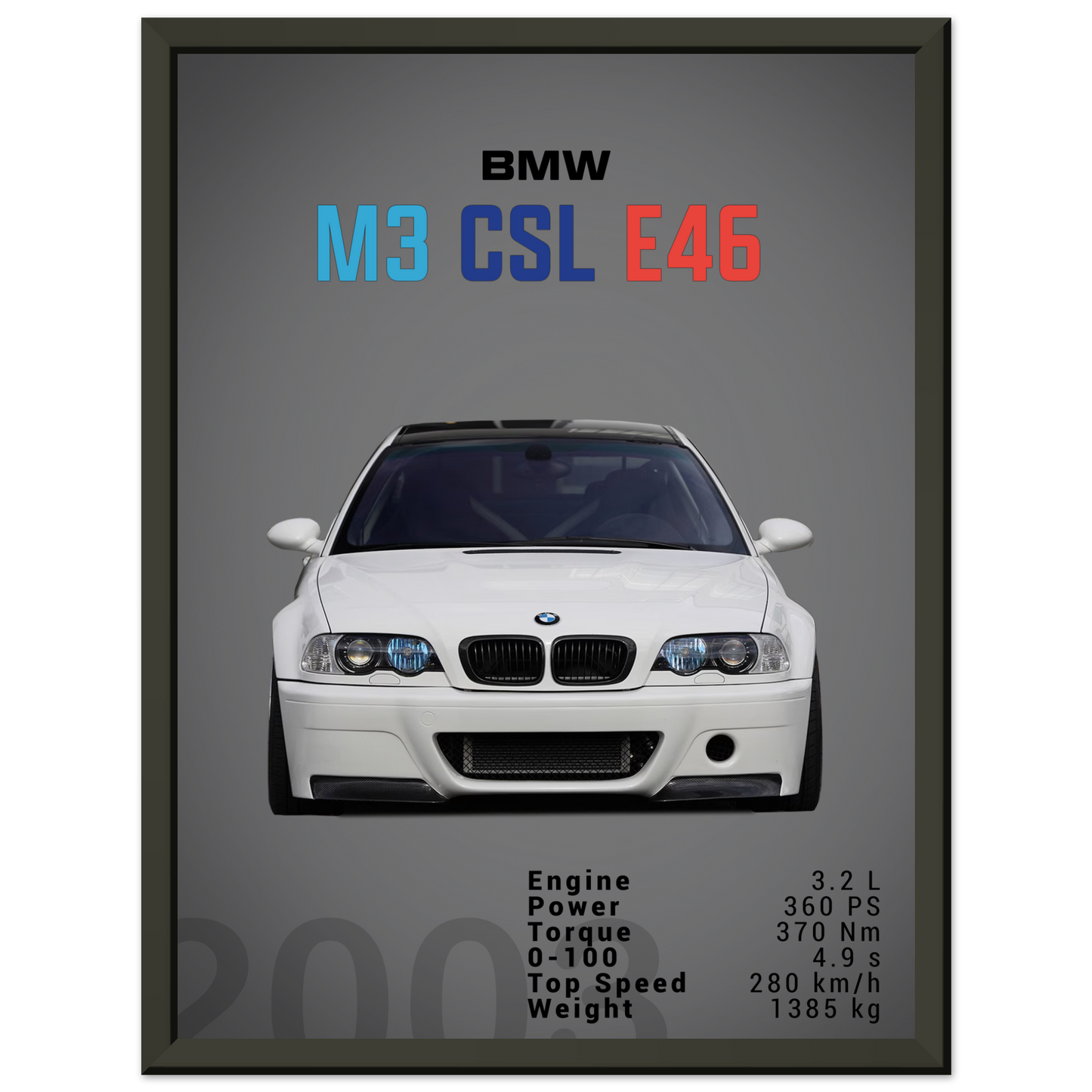 BMW E46 M3 CSL (BMW01D)