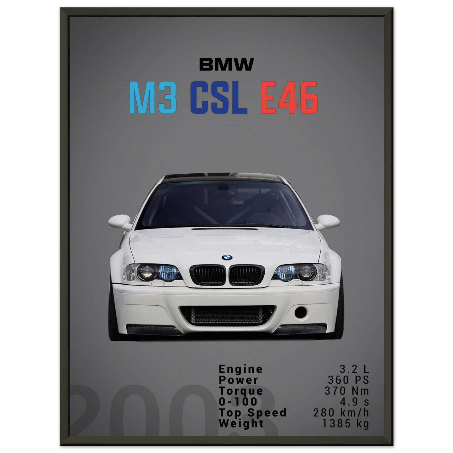 BMW E46 M3 CSL (BMW01D)