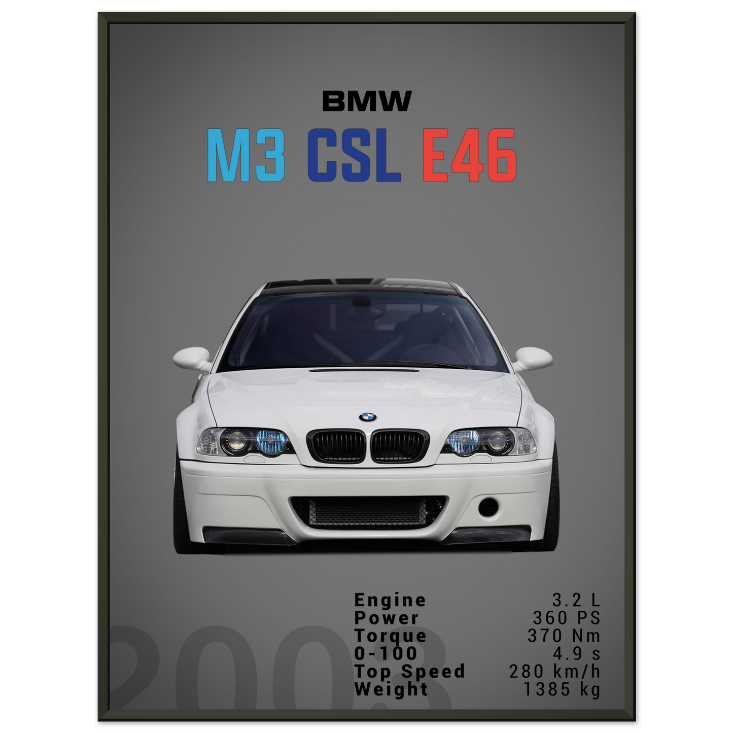 BMW E46 M3 CSL (BMW01D)