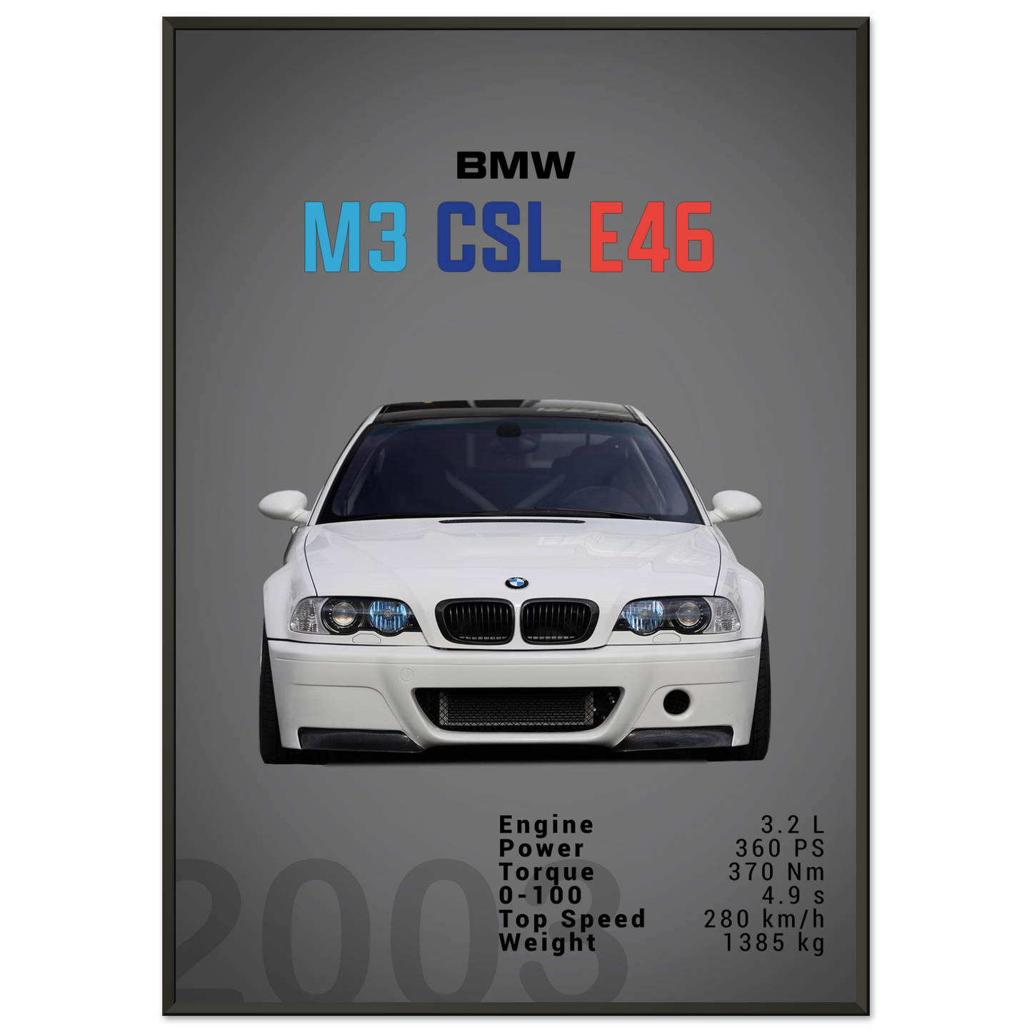 BMW E46 M3 CSL (BMW01D)