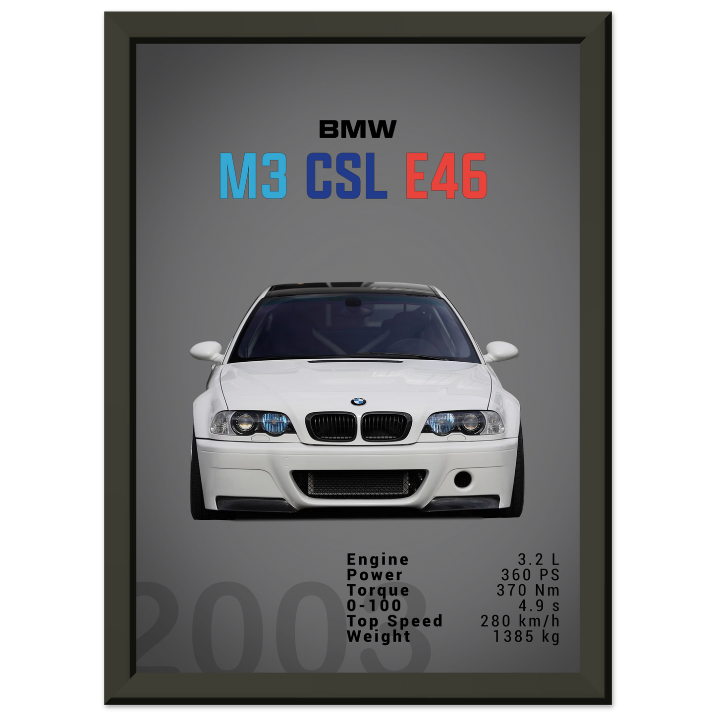 BMW E46 M3 CSL (BMW01D)