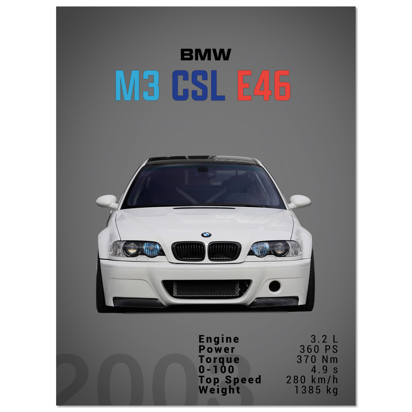 BMW E46 M3 CSL (BMW01D)