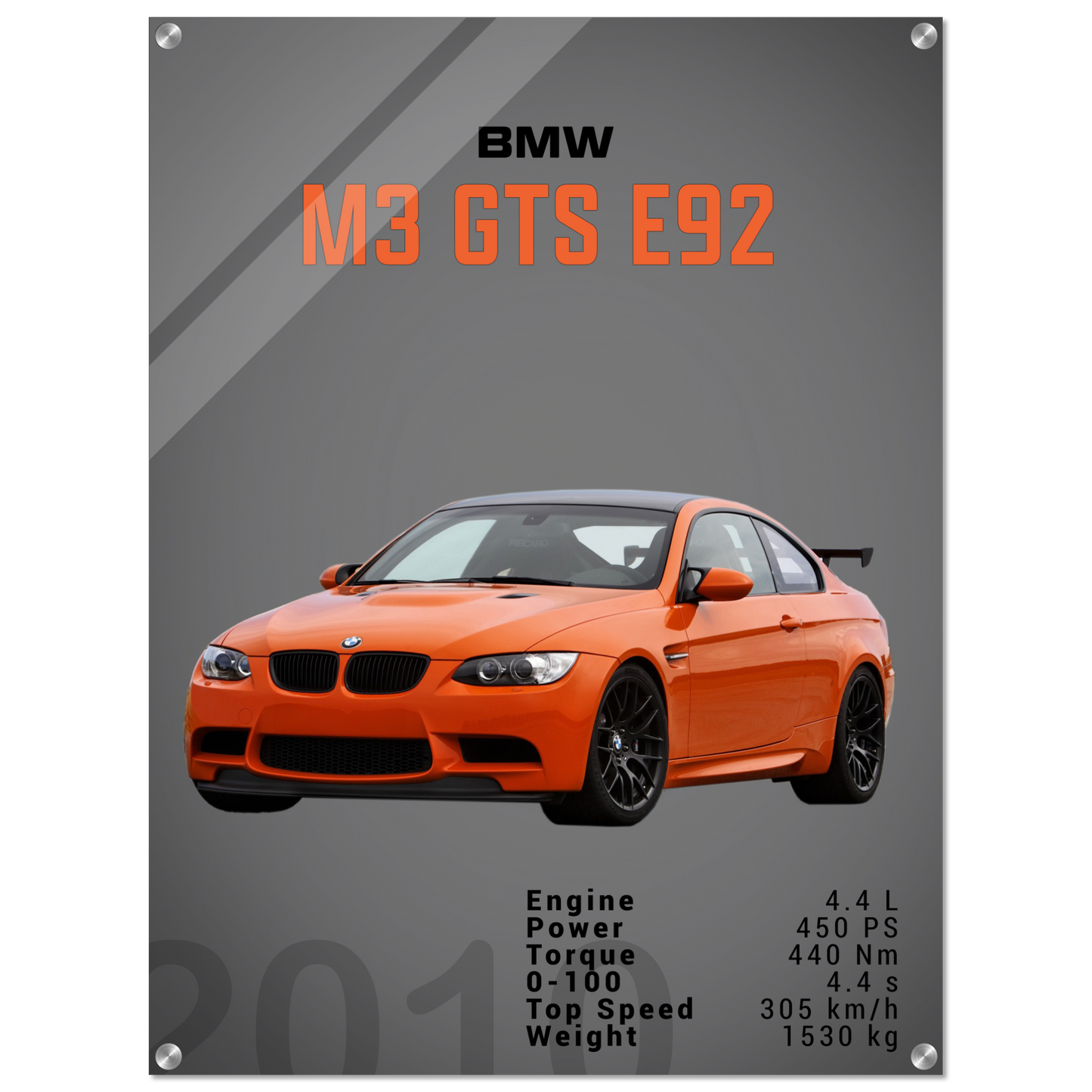 E92 M3 GTS (BMW06D)