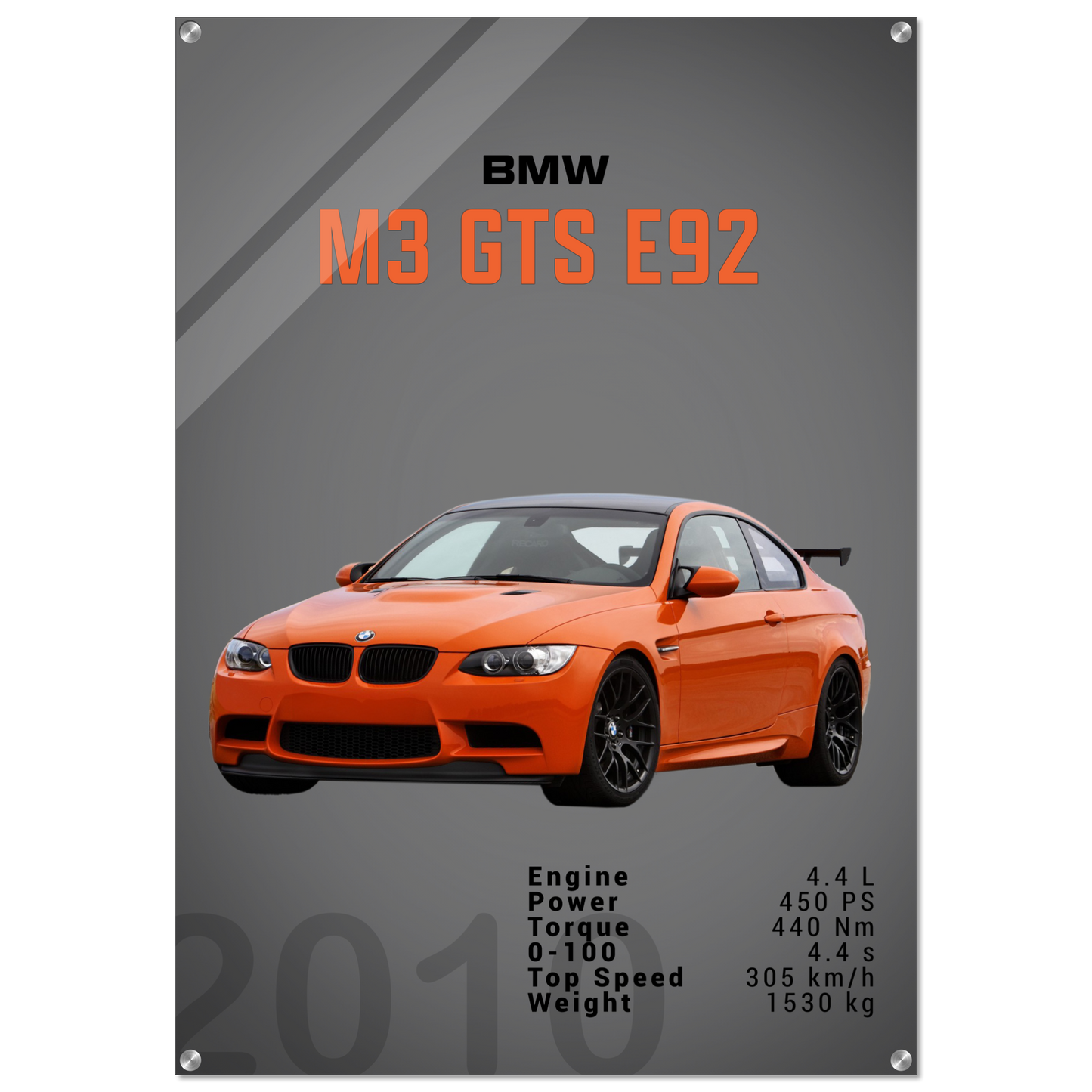 E92 M3 GTS (BMW06D)